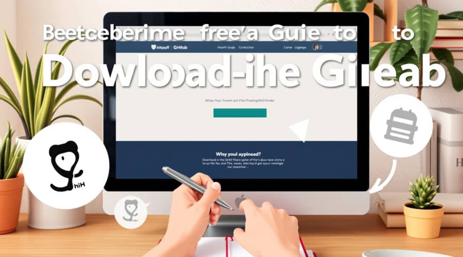 cách tải file trên github
