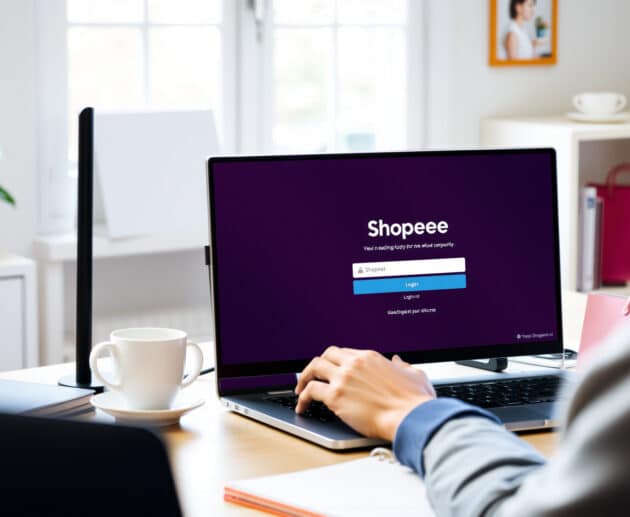 cách đăng nhập shopee trên máy tính