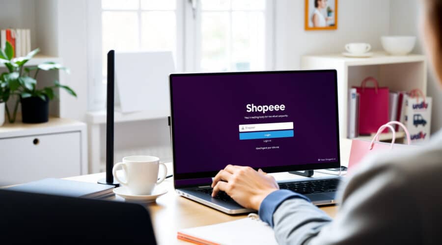 cách đăng nhập shopee trên máy tính